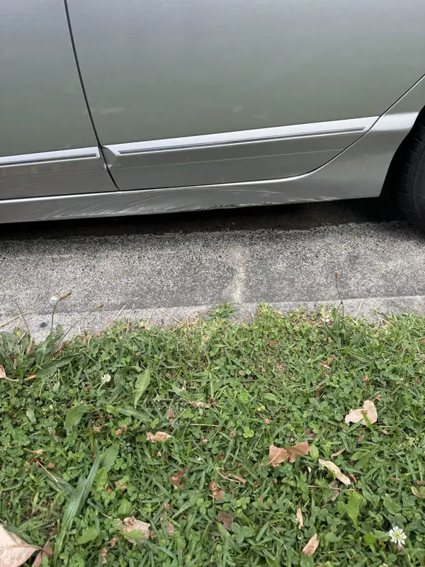 Honda Civic door panel detail